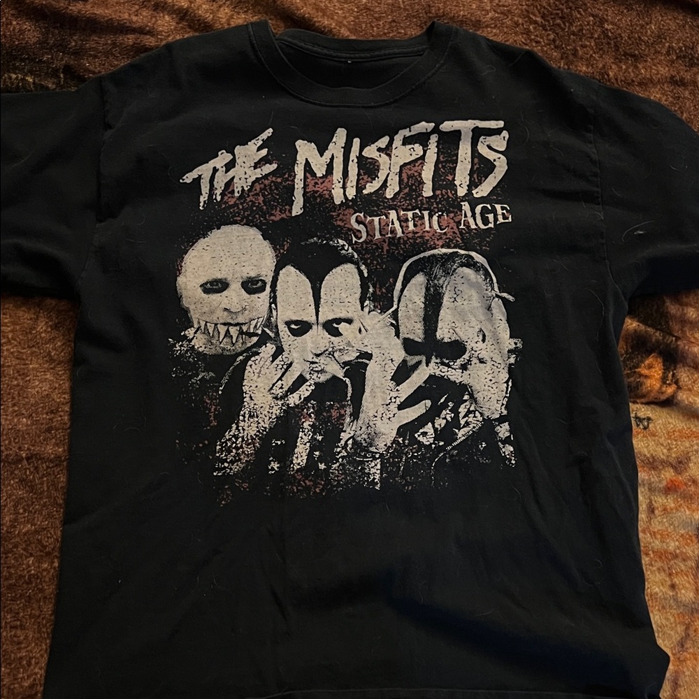 The Misfits static age Black Graphic T-Shirt